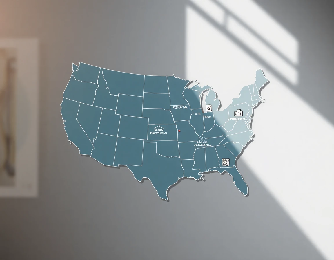 Water Damage Service Areas Map