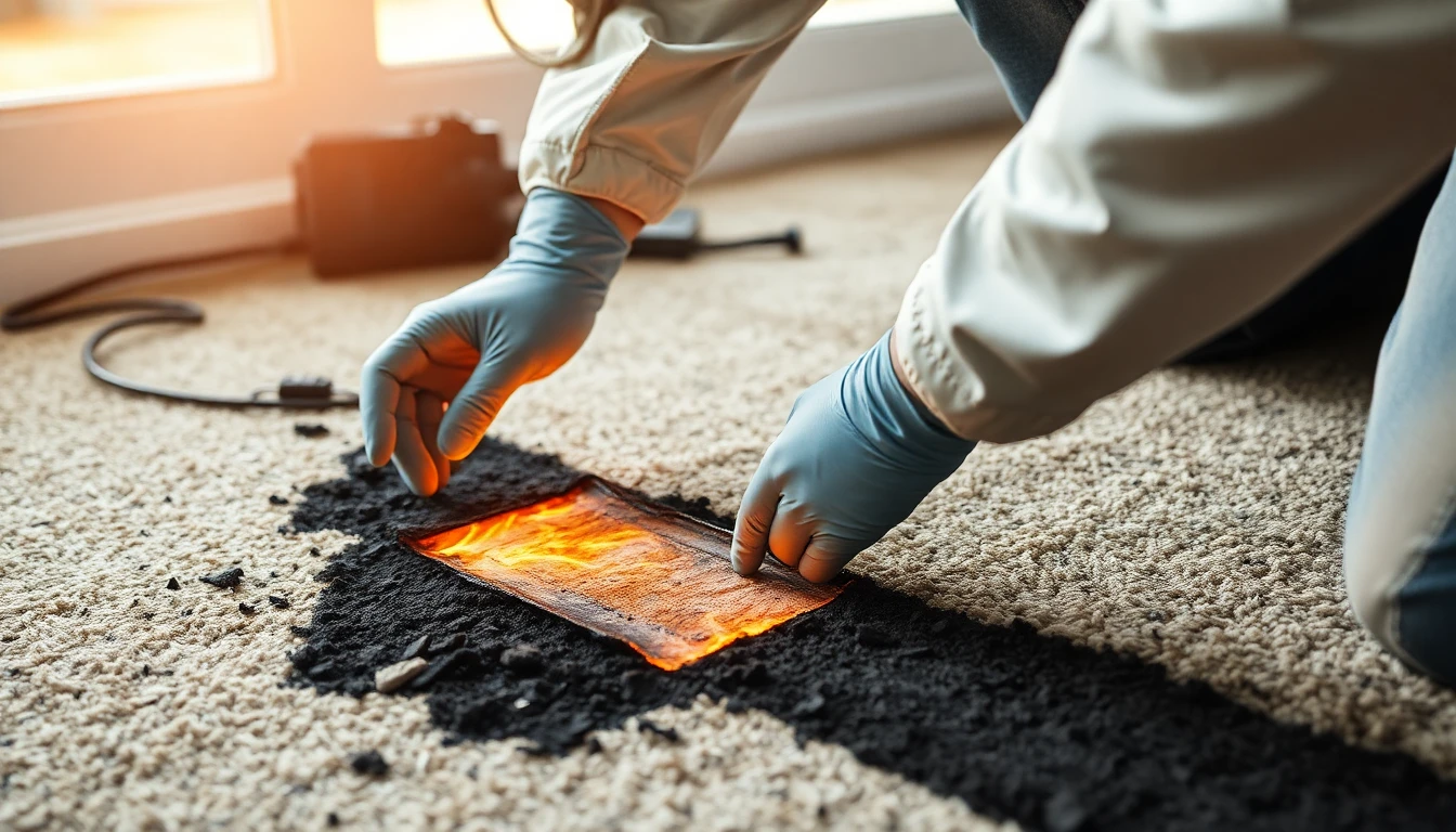 Burned Carpet Repair